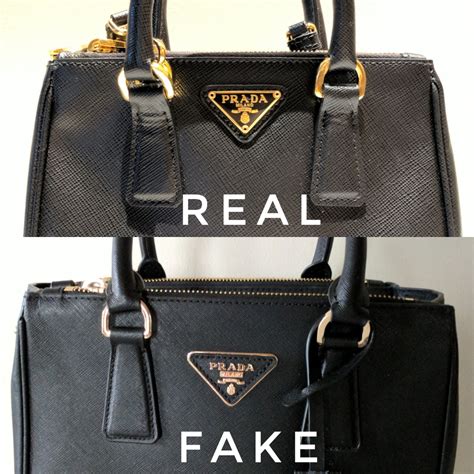 prada saffiano fake vs real|prada purse fake.